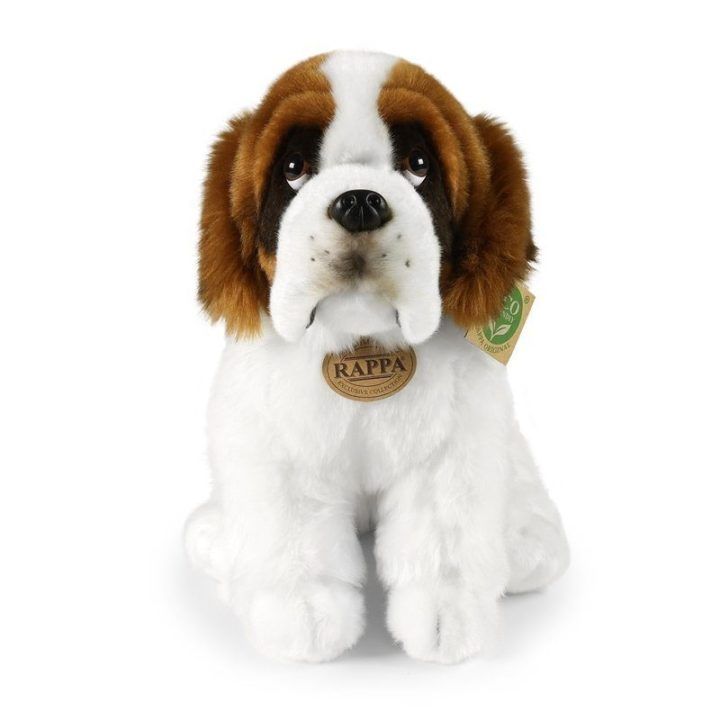 Minkštas žaislas Rappa St. Bernard, 30 cm, ekologiškas