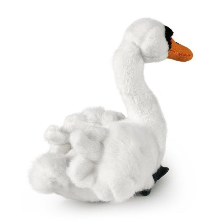 Pliušinis gulbės žaislas Rappa, 20 cm, ekologiškas
