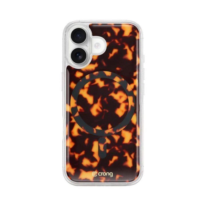 Crong Deluxe MAG Cover dėklas iPhone 17, Tortoise