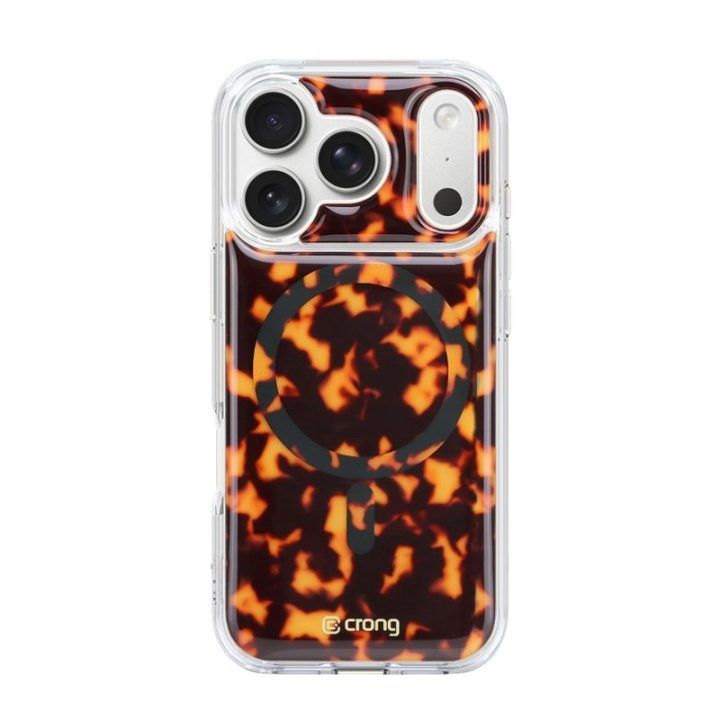 Dėklas iPhone 17 Pro Max Crong Deluxe MAG Cover, Tortoise