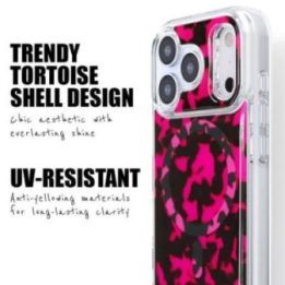 Dėklas iPhone 17 Pro Max Crong Deluxe MAG Cover, rožinis