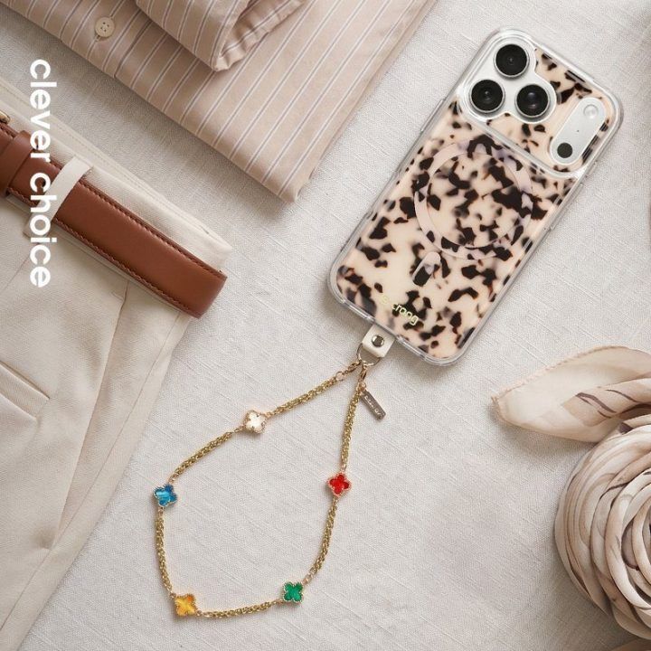 Telefono pakabukas Crong Lucky Crystals su grandinėle
