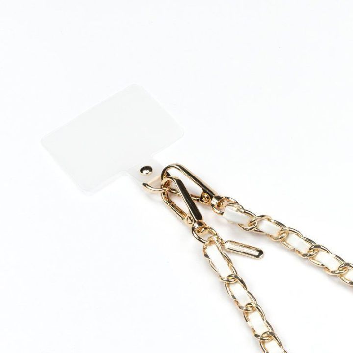 Telefono dirželis Crong White Twist, 120 cm