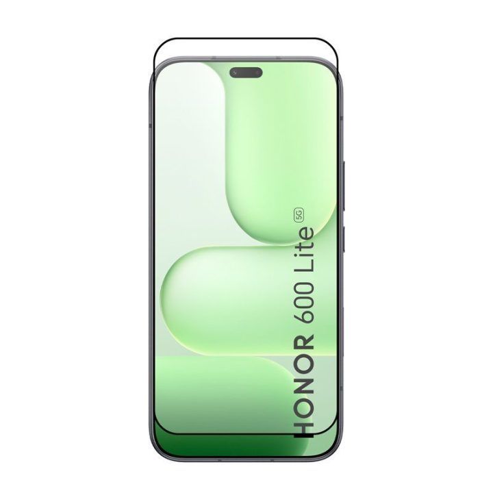 Apsauginis stiklas Honor 600 Lite 5G, juodas rėmelis