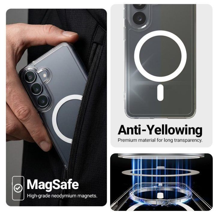 Permatomas MagSafe dėklas Motorola Edge 70 Fusion, Crong