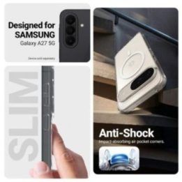 Permatomas dėklas Samsung Galaxy A27 5G Crong Hybrid Clear Magnetic