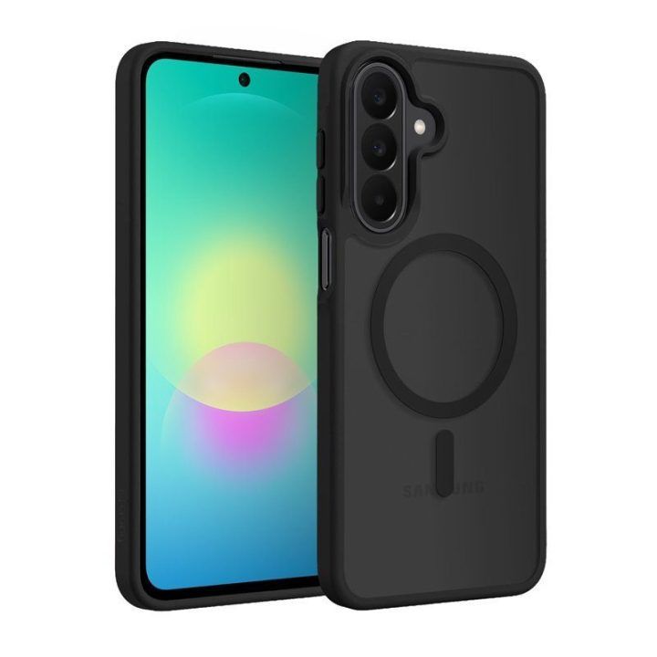 Dėklas Crong Hybrid Matte Magnetic Samsung Galaxy A27 5G, juodas
