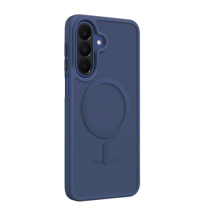 Dėklas Samsung Galaxy A27 5G Crong Hybrid Matte Magnetic, tamsiai mėlynas