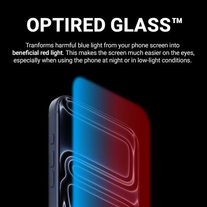 Apsauginis stiklas iPhone 18 Pro / 17 Pro Crong OptiRed Glass