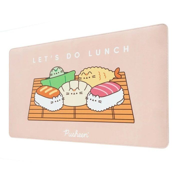 Pusheen PU odos stalo kilimėlis XXL, 60 × 35 cm