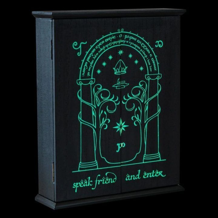 Durin vartų raktų spintelė „The Lord of the Rings“, 21 × 26 × 6 cm