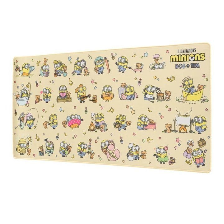 Minions XXL Bob ir Tim žaidimų ir darbo kilimėlis 80 × 35 cm