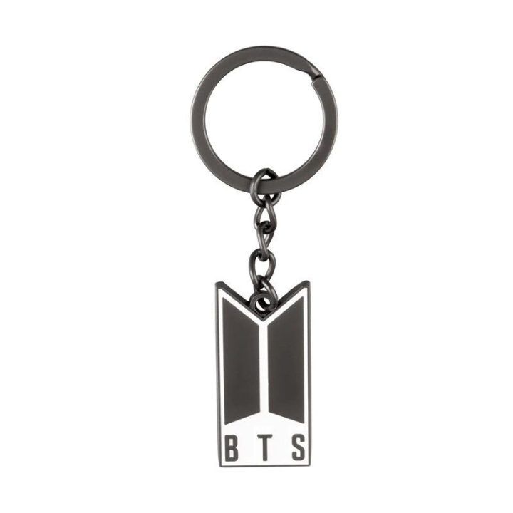 BTS metalinis pakabukas-raktų pakabukas, 3 × 9 cm