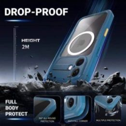 Crong Seal Cover vandeniui atsparus dėklas iPhone 16 Pro, juodas