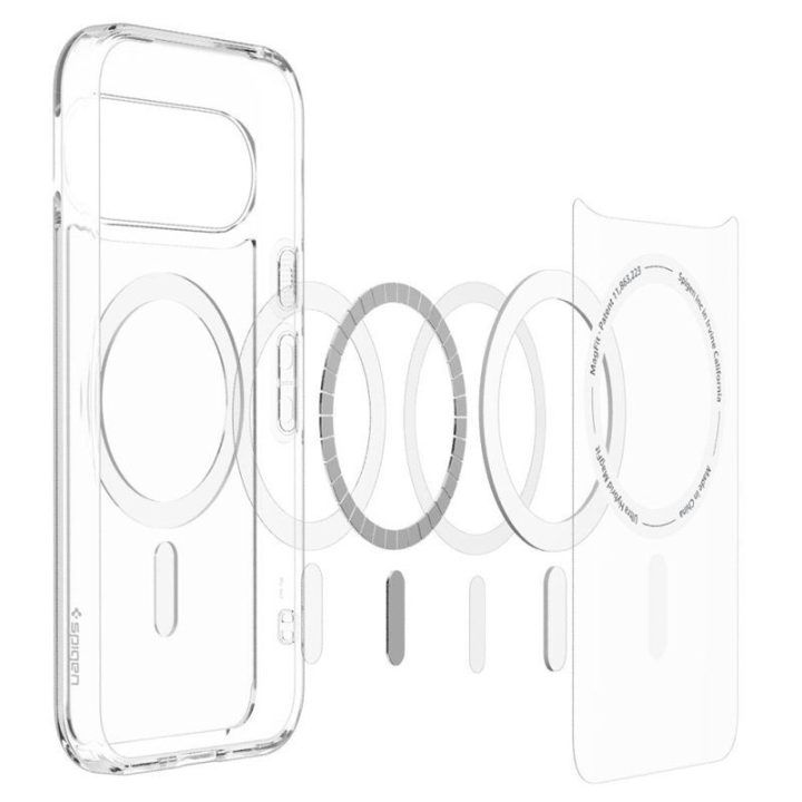 Dėklas Spigen Ultra Hybrid Mag MagSafe Google Pixel 11, permatomas