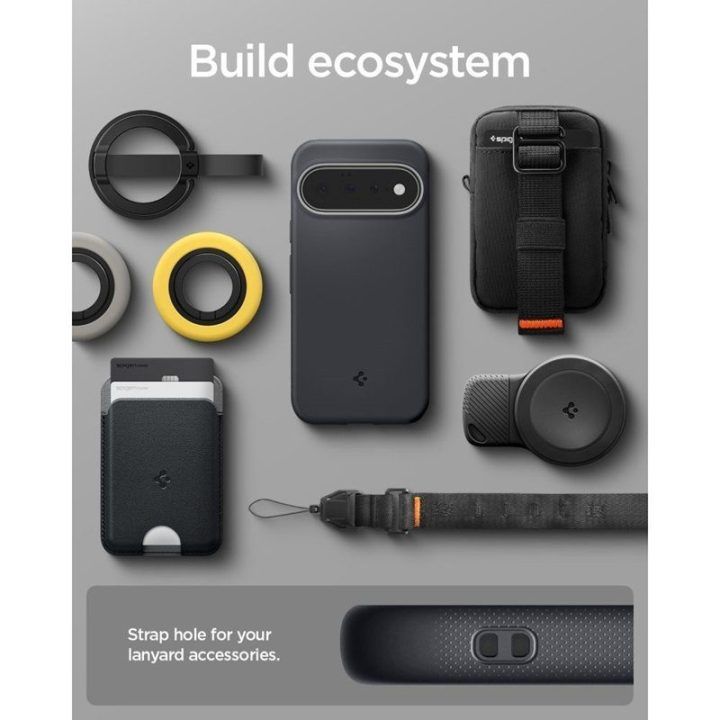 Dėklas Spigen Nano Pop Mag MagSafe Google Pixel 11, juodas
