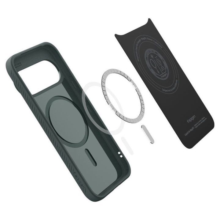Dėklas Spigen Liquid Air Mag MagSafe Google Pixel 11 Pro, žalias
