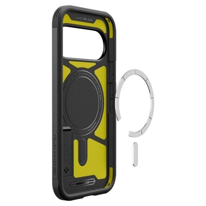 Dėklas Google Pixel 11 Pro, juodas Spigen Tough Armor Mag