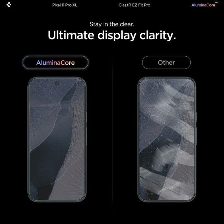 Grūdintas apsauginis stiklas Google Pixel 11 Pro XL, 2 vnt., Spigen