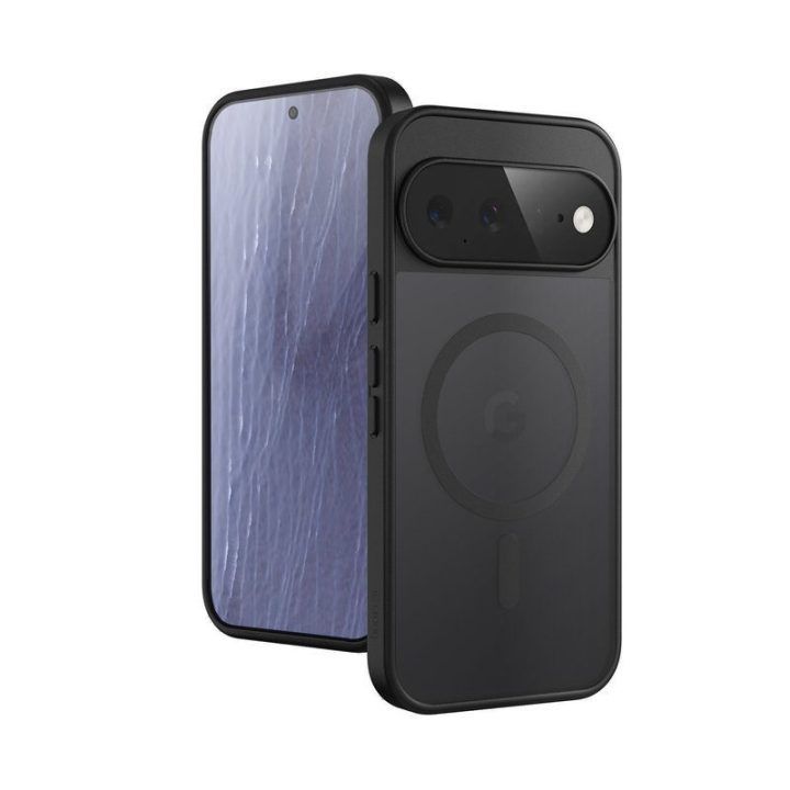 Dėklas Google Pixel 11, juodas Crong Hybrid Matte Magnetic