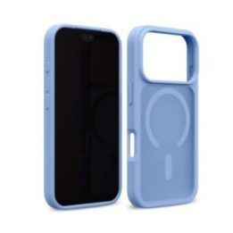 Dėklas iPhone 18 Pro / 17 Pro, mėlynas, Crong Hybrid Matte Magnetic