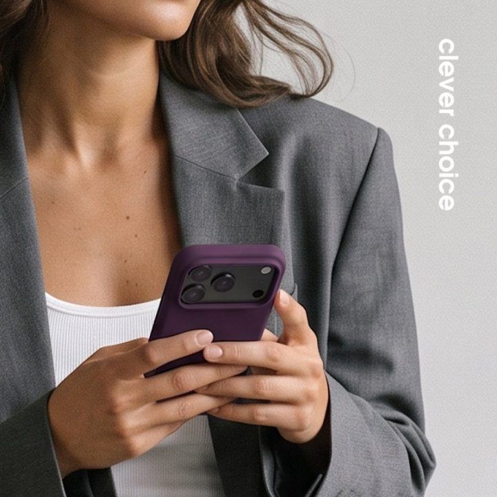 Dėklas iPhone 18 Pro / 17 Pro, violetinis Crong