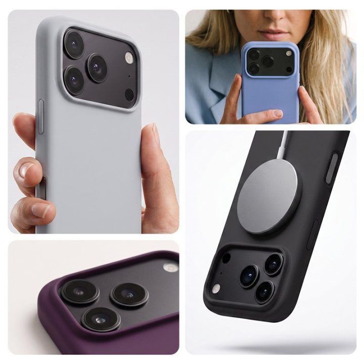Pilkas MagSafe dėklas iPhone 18 Pro / 17 Pro