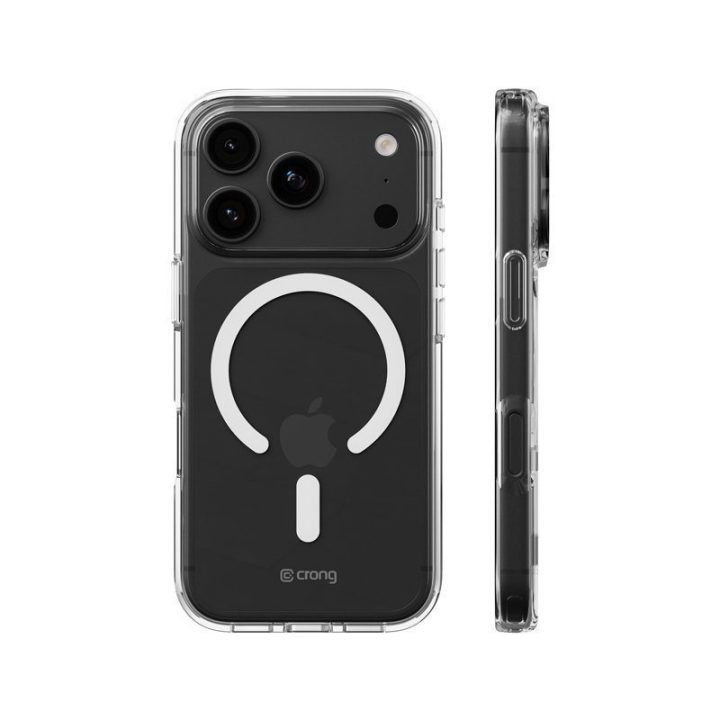 Permatomas dėklas Crong Clear MAG Cover iPhone 18 Pro / 17 Pro