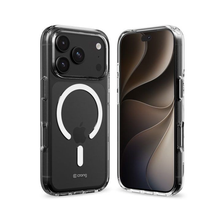 Permatomas Crong Clear MAG Cover dėklas iPhone 18 Pro Max / 17 Pro Max