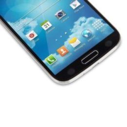 Moshi iVisor XT viso ekraną dengiantis apsauginis stiklas Samsung Galaxy S4 telefonui, juodas