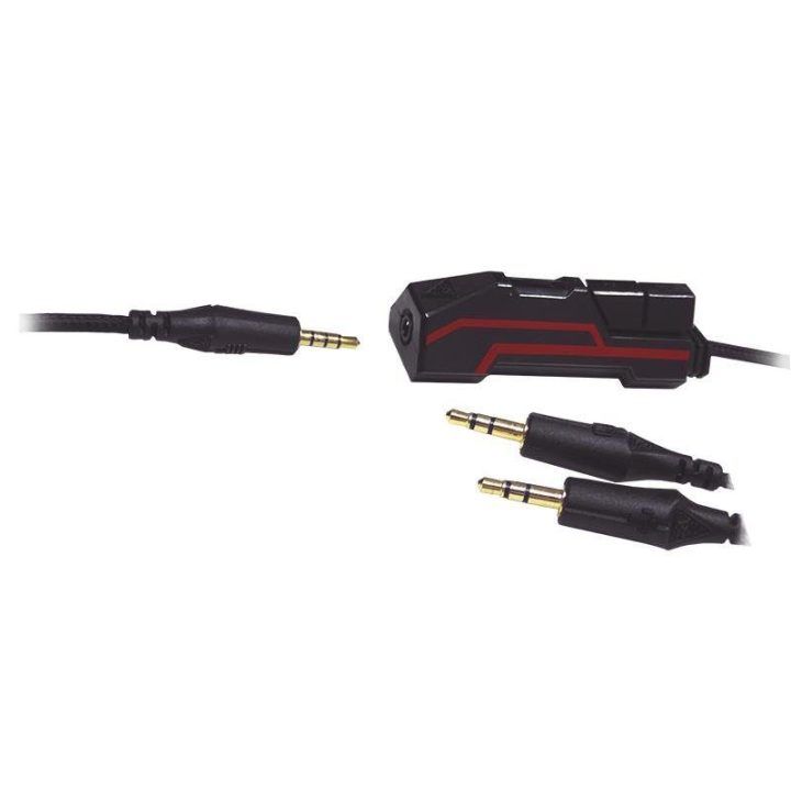 GAMDIAS HEBE V2 stereo žaidimų ausinės su mikrofonu (PC, PS4)