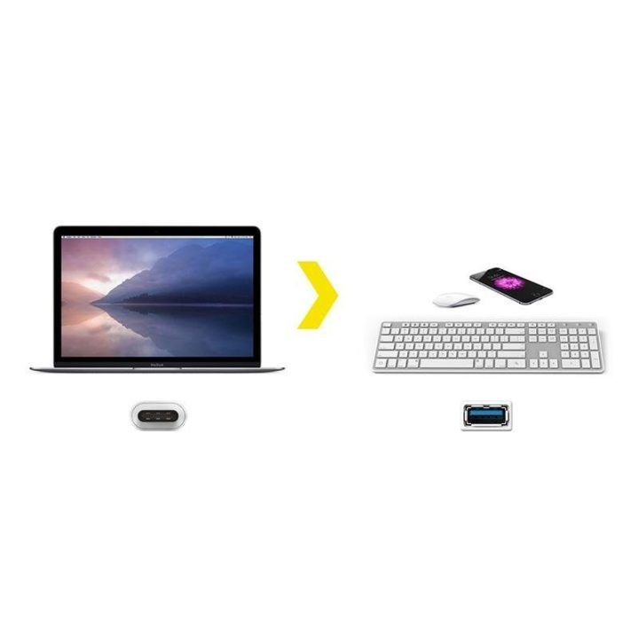 Kanex USB-C į USB adapteris, 21 cm, baltas