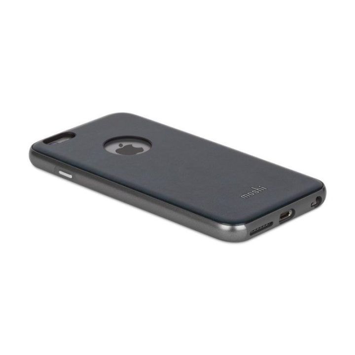 Moshi iGlaze Napa dėklas iPhone 6s Plus / iPhone 6 Plus telefonui, Midnight Blue