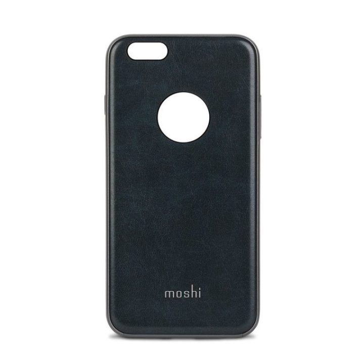 Moshi iGlaze Napa dėklas iPhone 6s Plus / iPhone 6 Plus telefonui, Midnight Blue
