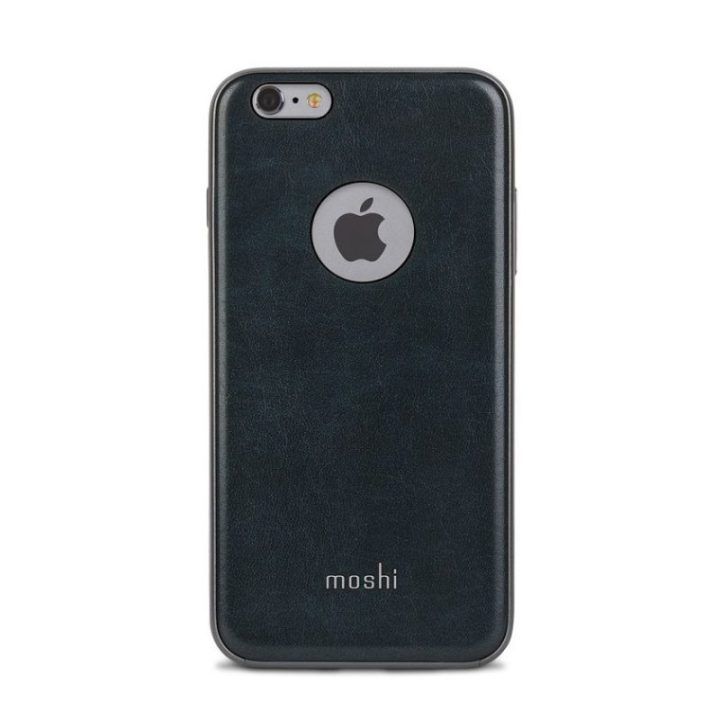Moshi iGlaze Napa dėklas iPhone 6s Plus / iPhone 6 Plus telefonui, Midnight Blue