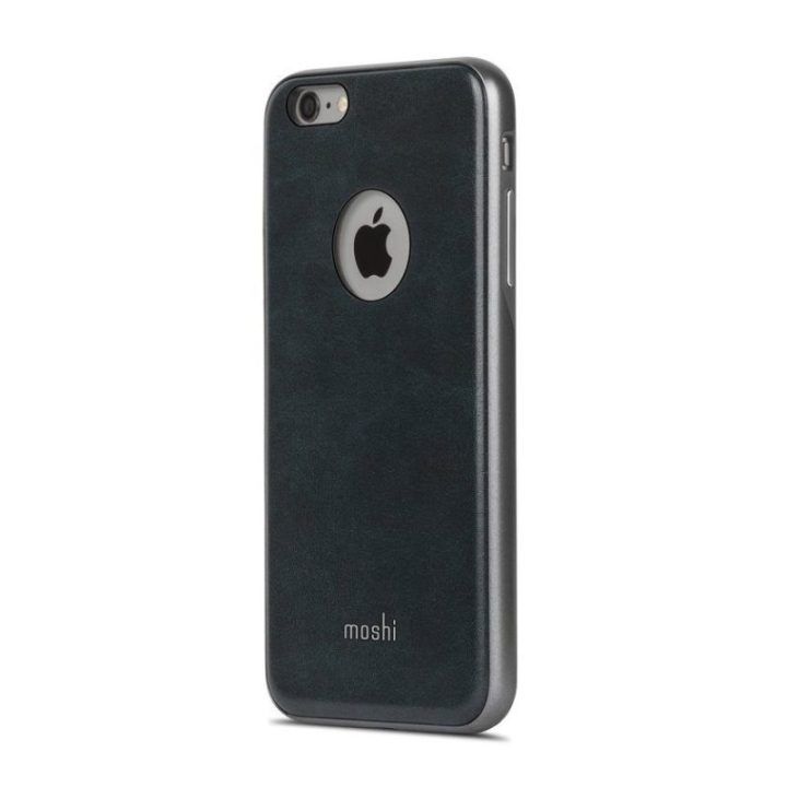 Moshi iGlaze Napa dėklas iPhone 6s Plus / iPhone 6 Plus telefonui, Midnight Blue