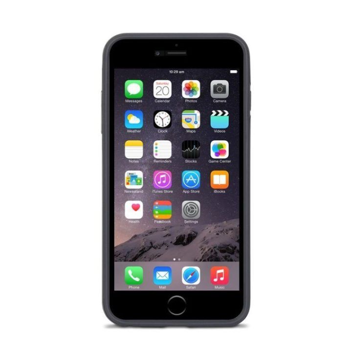 Moshi iGlaze Napa dėklas iPhone 6s Plus / iPhone 6 Plus telefonui, Midnight Blue