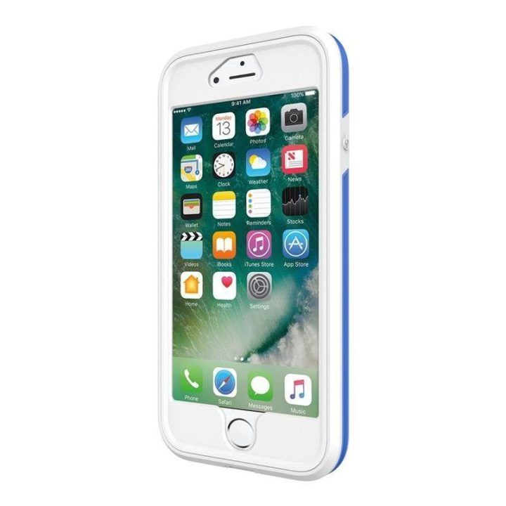 Incipio Performance Series Max dėklas iPhone 7 telefonui, balta / mėlyna