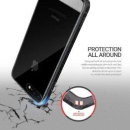 Obliq Naked Shield dėklas iPhone 7 Plus telefonui, smoky black