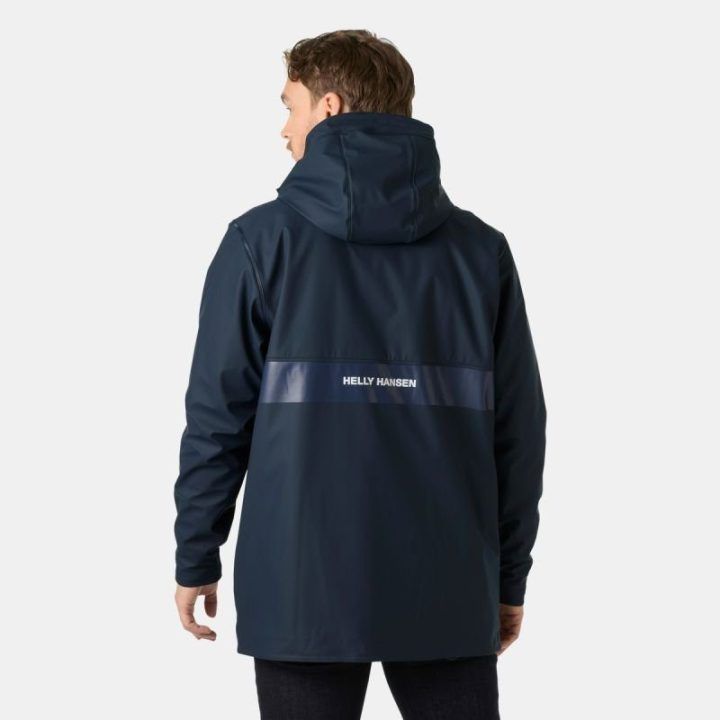Vyriškas pašiltintas lietpaltis Helly Hansen Moss, tamsiai mėlynas
