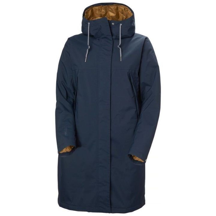 Moteriškas lietpaltis Helly Hansen W Hvaler Ins Raincoat, tamsiai mėlynas