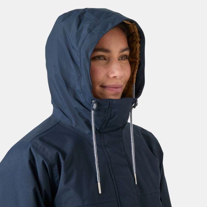 Moteriškas lietpaltis Helly Hansen W Hvaler Ins Raincoat, tamsiai mėlynas