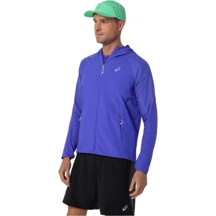 Lengva sulankstoma striukė ASICS Road Packable, mėlyna