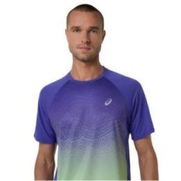 ASICS vyriški marškinėliai Road Fade SS Top, mėlyni