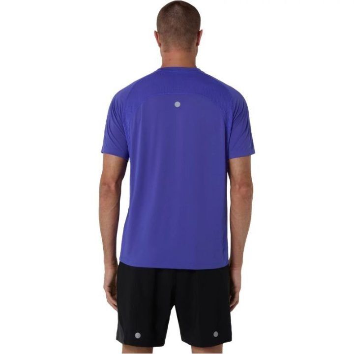 ASICS vyriški marškinėliai Road Fade SS Top, mėlyni