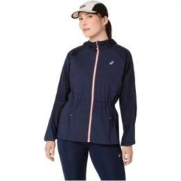 Moteriška striukė ASICS Road Packable, tamsiai mėlyna