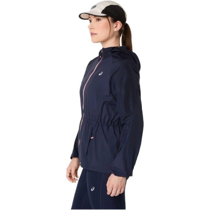 Moteriška striukė ASICS Road Packable, tamsiai mėlyna