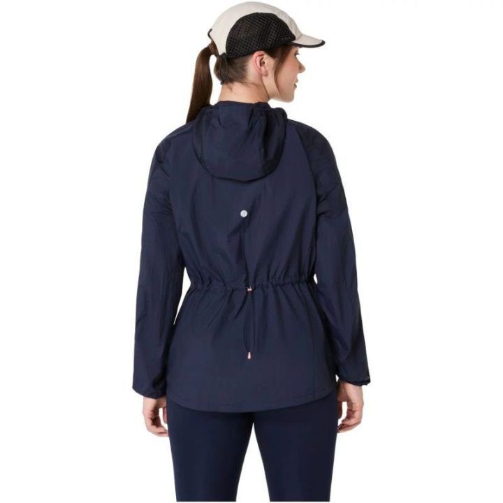 Moteriška striukė ASICS Road Packable, tamsiai mėlyna