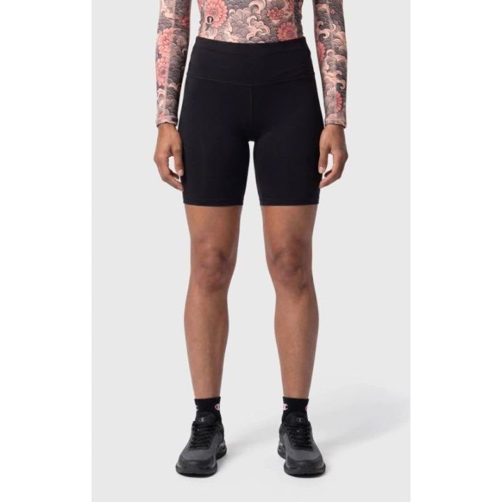 Moteriški dviratininko šortai Champion Biker Pants, juodi