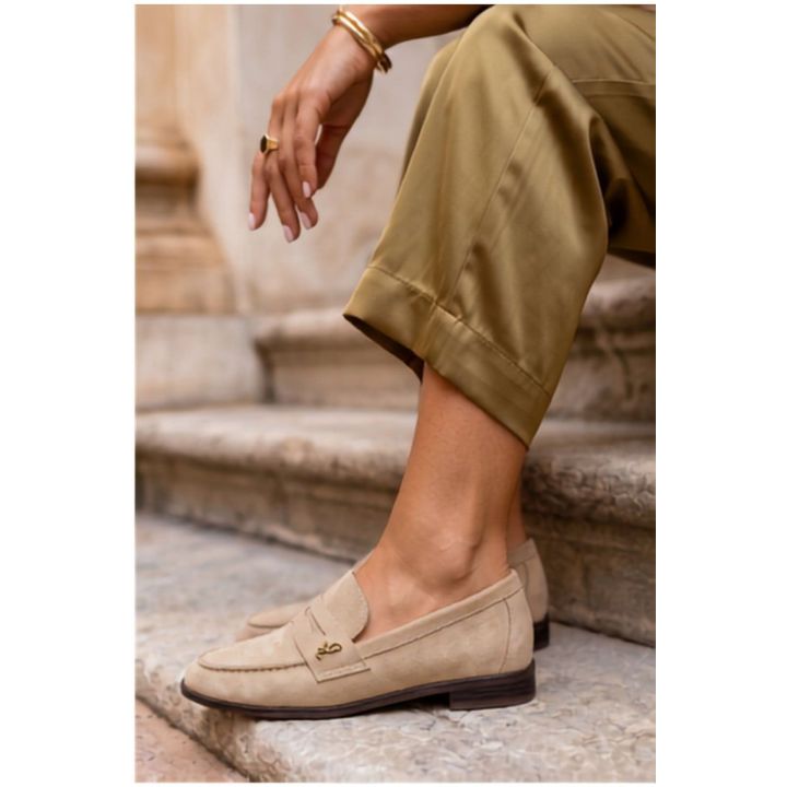 Smėlio spalvos mokasinai Step in style
